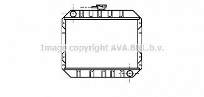 AVA QUALITY COOLING fd2002 -  Радиатор, охлаждение двигателя